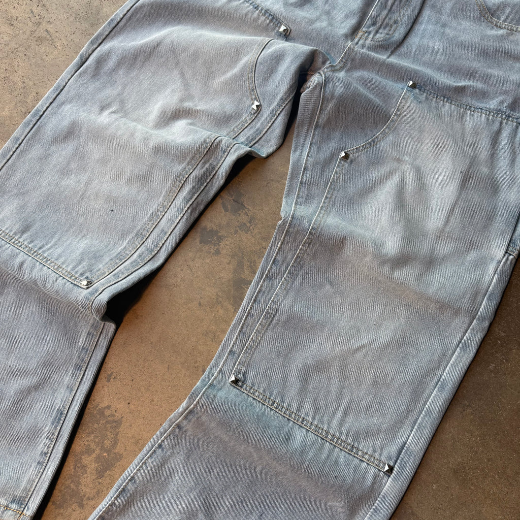 LIGHT STUDDED DOUBLE KNEES