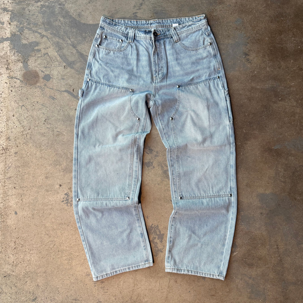 LIGHT STUDDED DOUBLE KNEES