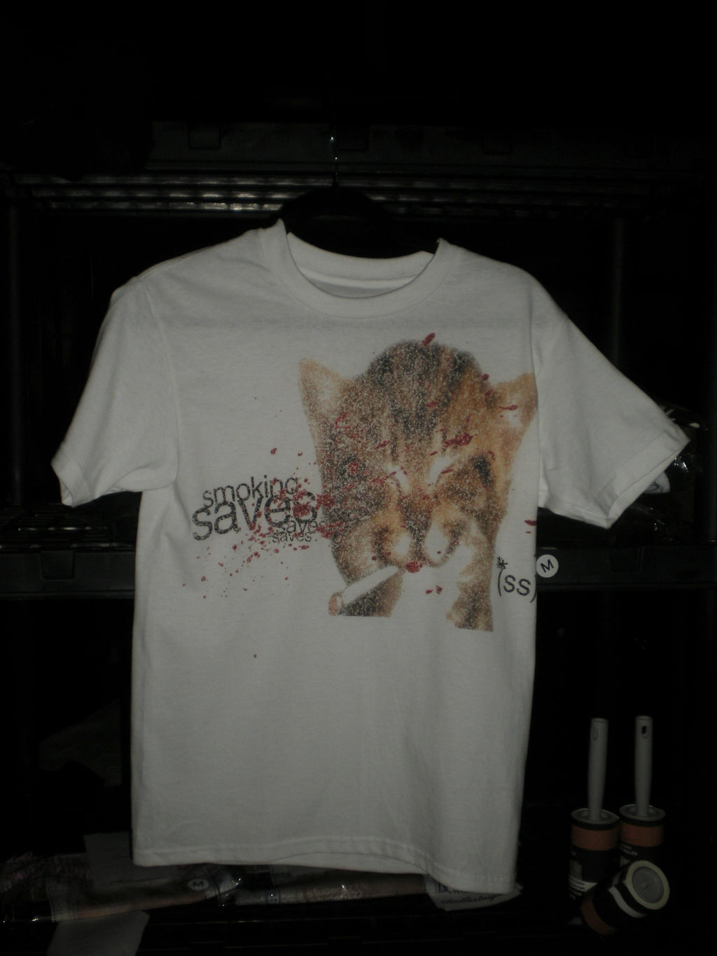 "SMOKING SAVES" TEE