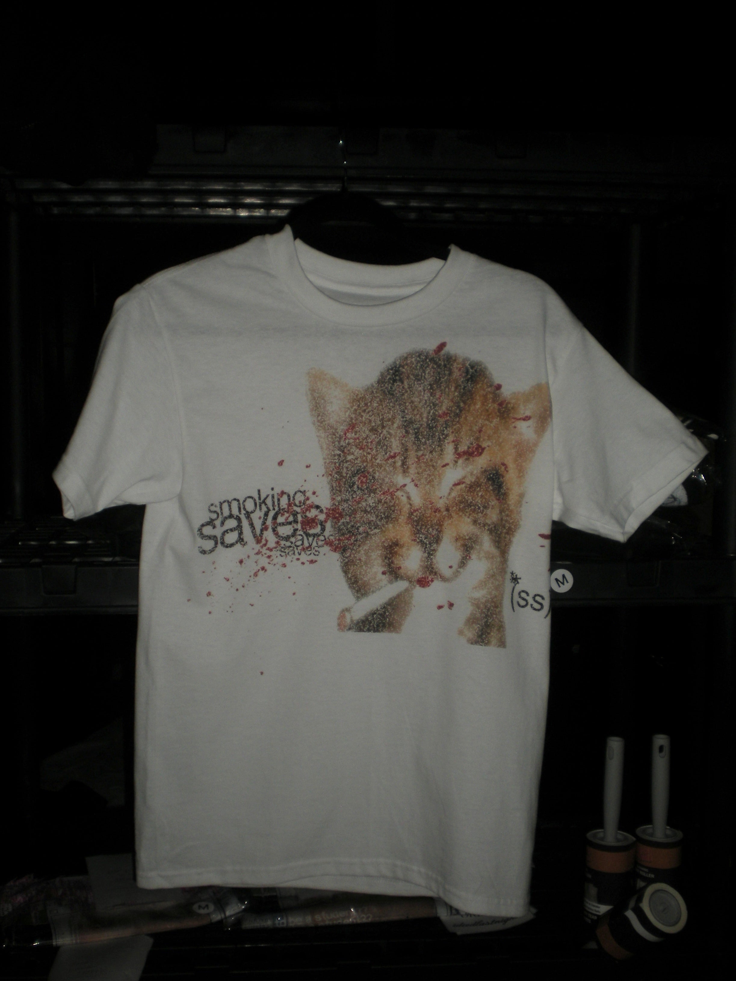 "SMOKING SAVES" TEE