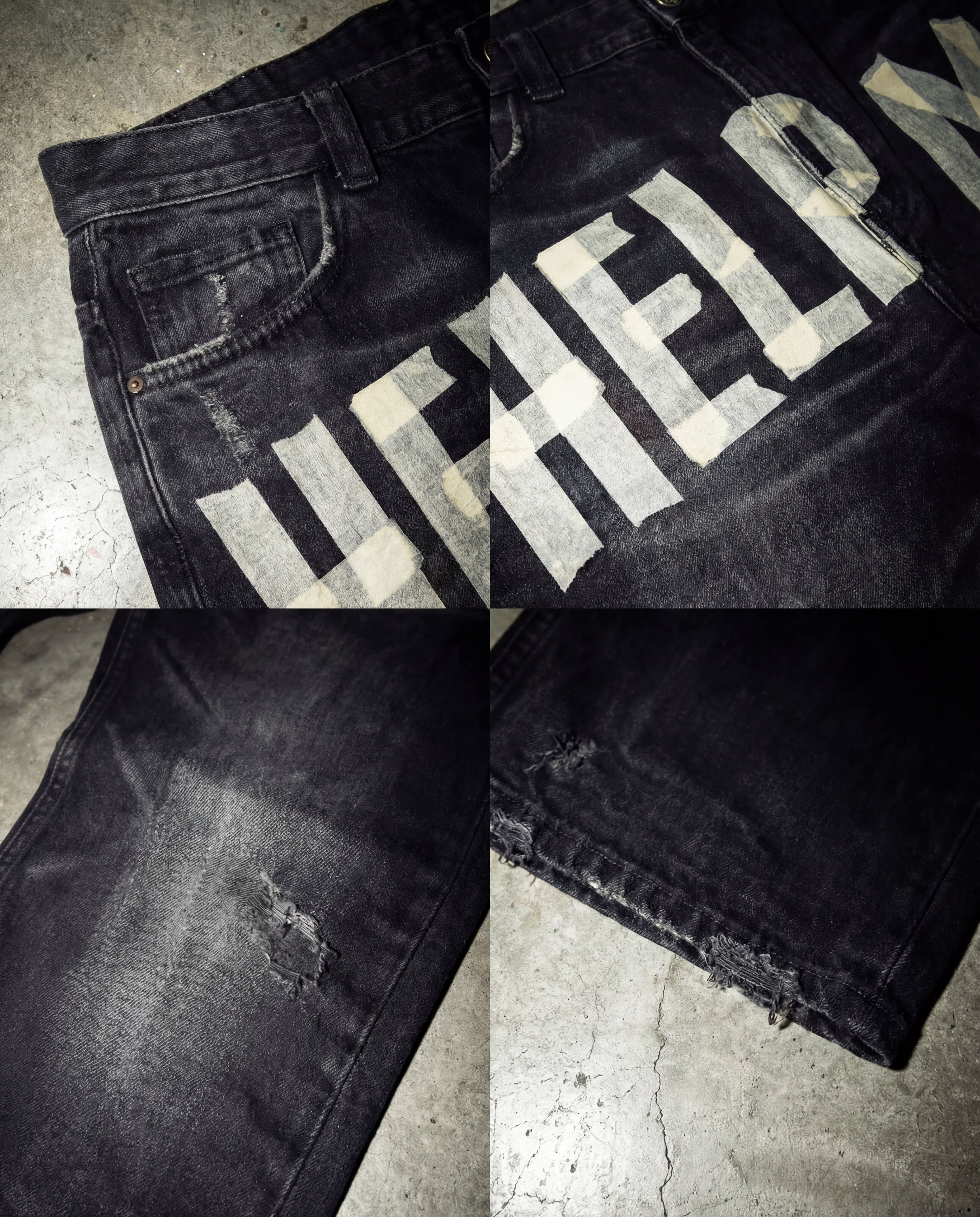 "HELP ME" DENIM